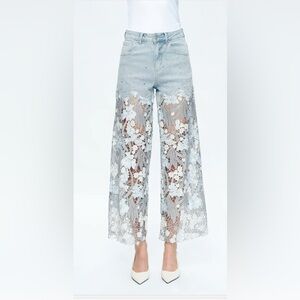Bayeas Lace Denim Jeans